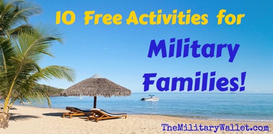 Free activities for military families