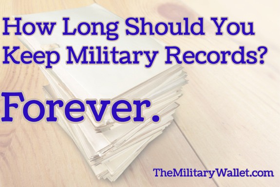 Keep Military Records Forever