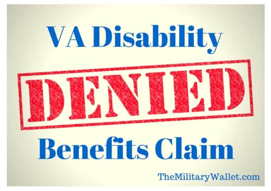 VA Disability Benefits Claim Denied. What do you do next?